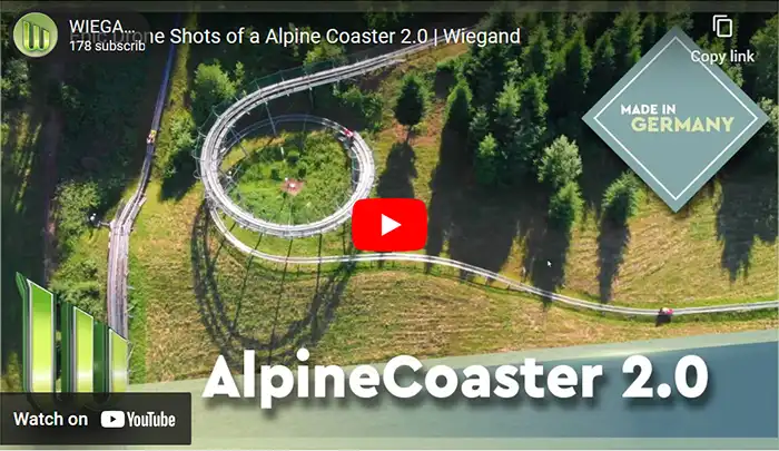 Alpine Coaster — detaliu traseu